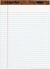 TOPS - 50 Sheet, 8-1/2 x 11-3/4", Legal Pad - White - Eagle Tool & Supply