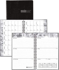 House of Doolittle - 32 Sheet, 5 x 8", Weekly/Monthly Planner - Black - Eagle Tool & Supply