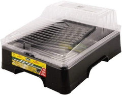 Richard - 9-1/2" Roller Compatible Paint Tray - 1 Gal Capacity, 9-1/2" Wide, Plastic - Eagle Tool & Supply
