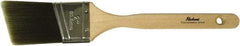Richard - 2" Angled Polyester Angular Brush - 2-1/2" Bristle Length, 7-1/4" Wood Sash Handle - Eagle Tool & Supply