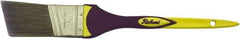 Richard - 1-1/2" Angled Polyester Angular Brush - 2-1/4" Bristle Length, 7-3/8" Rubber Sash Handle - Eagle Tool & Supply