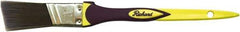 Richard - 1" Angled Polyester Angular Brush - 2" Bristle Length, 6-3/4" Rubber Sash Handle - Eagle Tool & Supply