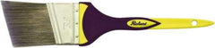Richard - 2-1/2" Angled Polyester Angular Brush - 2-1/2" Bristle Length, 8" Rubber Sash Handle - Eagle Tool & Supply