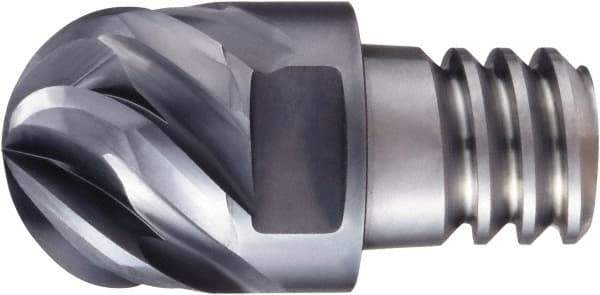 OSG - PXBM Grade XP3320 Carbide Ball Nose Milling Tip Insert - SiC Finish, 4 Flutes, 1/2" Cutting Diam, 0.35" Depth of Cut - Eagle Tool & Supply
