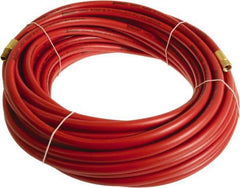 Continental ContiTech - 1/4" ID x 0.45" OD 15' Long Multipurpose Air Hose - MNPT x FNPT Ends, 300 Working psi, -10 to 158°F, 1/4" Fitting, Red - Eagle Tool & Supply