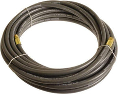 Continental ContiTech - 3/8" ID x 0.6" OD 100' Long Multipurpose Air Hose - MNPT x FNPT Ends, 300 Working psi, -10 to 158°F, 1/4" Fitting, Gray - Eagle Tool & Supply