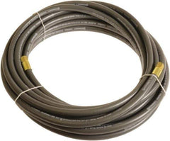 Continental ContiTech - 1/2" ID x 0.78" OD 50' Long Multipurpose Air Hose - FNPT x FNPT Ends, 300 Working psi, -10 to 158°F, 1/2" Fitting, Gray - Eagle Tool & Supply