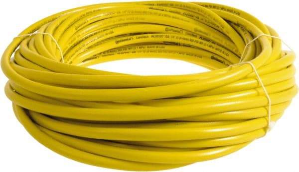 Continental ContiTech - 1/4" ID x 0.45" OD 300' Long Multipurpose Air Hose - 300 Working psi, -10 to 158°F, Yellow - Eagle Tool & Supply