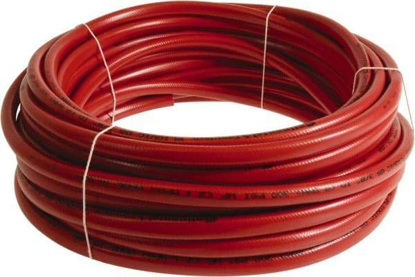 Continental ContiTech - 3/8" ID x 0.6" OD 200' Long Multipurpose Air Hose - 300 Working psi, -10 to 158°F, Red - Eagle Tool & Supply