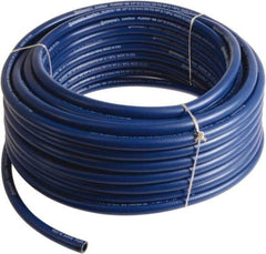 Continental ContiTech - 1/4" ID x 0.45" OD 50' Long Multipurpose Air Hose - 300 Working psi, -10 to 158°F, Blue - Eagle Tool & Supply
