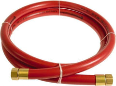 Continental ContiTech - 3/4" ID x 1.11" OD 10' Long Multipurpose Air Hose - FNPT x FNPT Ends, 250 Working psi, -10 to 158°F, 3/4" Fitting, Red - Eagle Tool & Supply