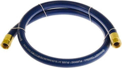 Continental ContiTech - 3/4" ID x 1.11" OD 3' Long Multipurpose Air Hose - FNPT x FNPT Ends, 250 Working psi, -10 to 158°F, 3/4" Fitting, Blue - Eagle Tool & Supply