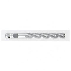 3/8 Dia. x 4-1/4 Overall Length 4-Flute Square End HSS-CO SE End Mill-Round Shank-Center Cutting-Uncoated - Eagle Tool & Supply
