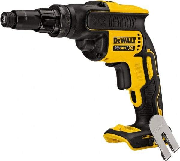 DeWALT - 20 Volt Lithium-Ion Battery Pistol Grip Cordless Screwdriver - 2,000 RPM - Eagle Tool & Supply