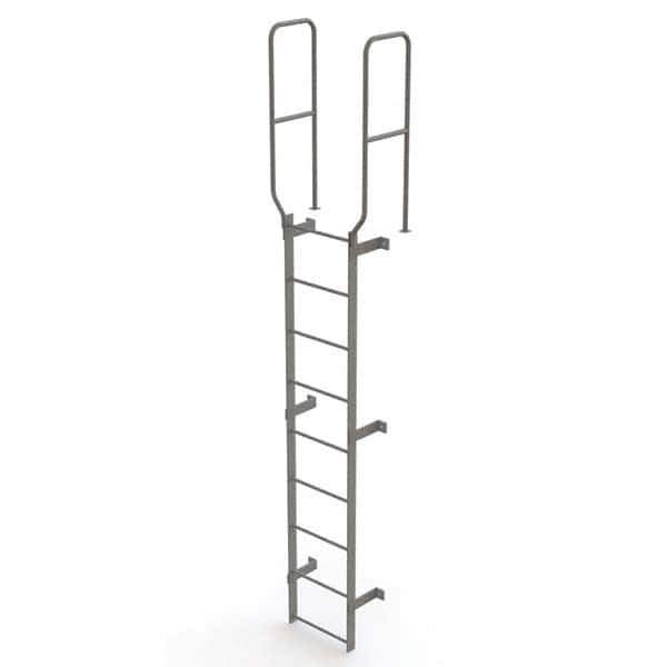 TRI-ARC - Rolling & Wall Mounted Ladders & Platforms Type: Fixed Ladder Style: Safety Cage - Eagle Tool & Supply
