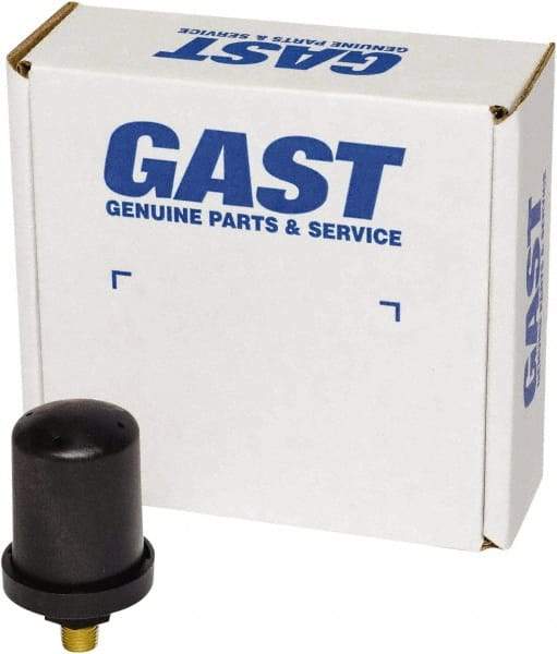 Gast - 1/4 NPT Air Compressor Filter/Muffler Assembly - Use with Gast 48/56 Frame Piston Pumps - Eagle Tool & Supply