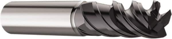 Seco - 16mm, 4 Flute, Single End, Solid Carbide, 6mm Corner Radius End Mill - 92mm OAL, 40° Helix, Right Hand Flute, 34mm LOC, Right Hand Cut, 42mm Extended Reach - Eagle Tool & Supply