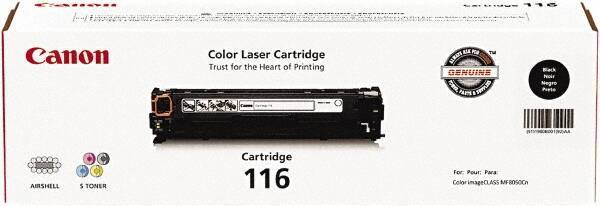 Canon - Black Toner Cartridge - Use with Canon imageCLASS MF8050Cn, MF8080Cw - Eagle Tool & Supply