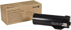 Xerox - Black Toner Cartridge - Use with Xerox Phaser 3610, WorkCentre 3615 - Eagle Tool & Supply