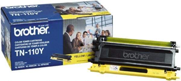 Brother - Yellow Toner Cartridge - Use with Brother DCP-9040CN, 9045CDN, HL-4040CDN, 4040CN, 4070CDW, MFC-9440CN, 9550CDN, 9840CDW - Eagle Tool & Supply