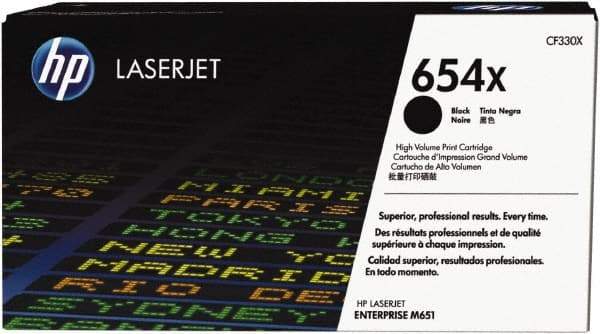 Hewlett-Packard - Black Toner Cartridge - Use with HP Color LaserJet Enterprise M651 - Eagle Tool & Supply