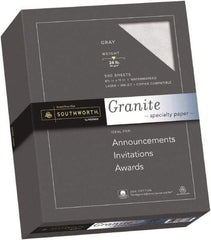 Southworth - 8-1/2" x 11" Gray Colored Copy Paper - Use with Laser Printers, Inkjet Printers, Copiers - Eagle Tool & Supply