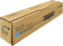Xerox - Cyan Toner Cartridge - Use with Xerox WorkCentre 7525, 7535, 7530, 7545, 7556 - Eagle Tool & Supply