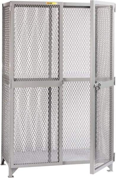 Little Giant - 1 Shelf Visible Storage Cabinet - Steel, 49" Wide x 27" Deep x 78" High, Gray - Eagle Tool & Supply