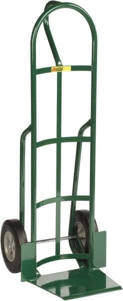 Little Giant - 800 Lb Capacity 49" OAH Hand Truck - 13-1/2 x 16" Base Plate, Loop Handle, Steel, Solid Rubber Wheels - Eagle Tool & Supply