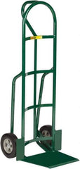 Little Giant - 800 Lb Capacity 49" OAH Hand Truck - 13-1/2 x 16" Base Plate, Loop Handle, Steel, Solid Rubber Wheels - Eagle Tool & Supply