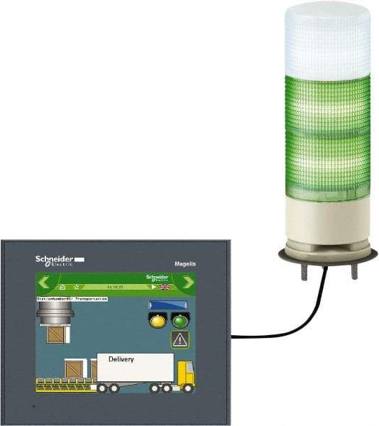 Schneider Electric - Stackable Tower Light Modules Light Module Type: Light Module Light Type: Steady; Flashing - Eagle Tool & Supply