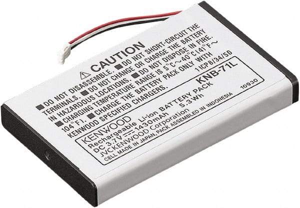 Kenwood - Two Way Radio Battery - Lithium-Ion, Series ProTalk - Eagle Tool & Supply