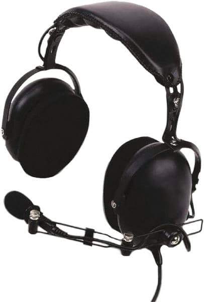 Kenwood - Over the Head, Boom & Noise Cancelling Microphone Noise Reduction Headset - Black, Use with Protalk Series Two Way Radios - Eagle Tool & Supply