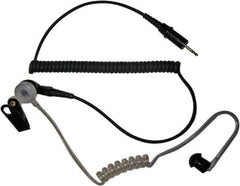 Kenwood - Ear Bud, Push to Talk Microphone Earphone Kit - Black & Clear, Use with Protalk Series Two Way Radios - Eagle Tool & Supply
