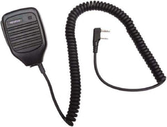 Kenwood - Compact & Low Profile, Speaker Microphone Speaker/Microphone - Black, Use with Protalk Series Two Way Radios - Eagle Tool & Supply