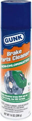 Gunk - Nonchlorinated Brake Parts Cleaner - 14 oz Aerosol Can with Straw - Eagle Tool & Supply