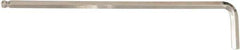 Wiha - 3/32" Hex, Long Arm, Ball End Hex Key - 113mm OAL, Inch System of Measurement - Eagle Tool & Supply