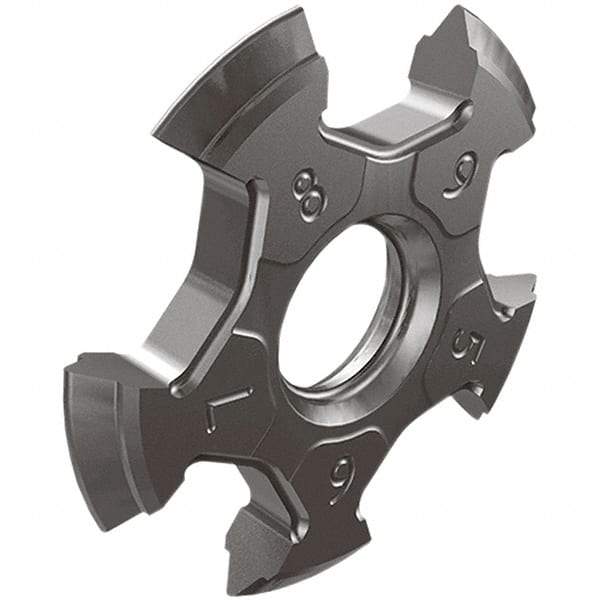 Iscar - TTG16 Grade IC908, External Partial Profile 55° Threading Insert - 16 TPI Ext Pitch, Right Hand Insert, TiAlN Finish, Carbide - Eagle Tool & Supply