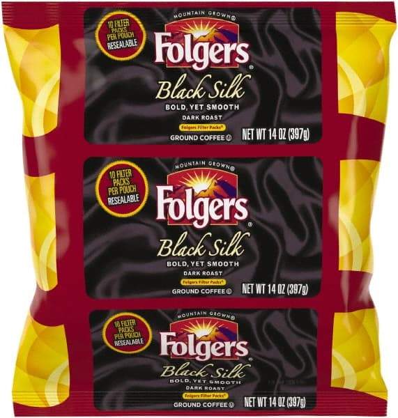 Folgers - Coffee Filter Packs, Black Silk, 1.4 oz Pack, 40 Packs/Carton - Eagle Tool & Supply