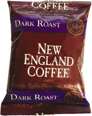 New England Coffee - Coffee Portion Packs, French Roast, 2.5 oz Pack, 24/Box - Eagle Tool & Supply