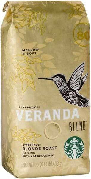 Starbucks - Coffee, Vernanda Blend, Ground, 1 Lb Bag - Eagle Tool & Supply