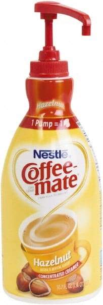 Coffee-Mate - Liquid Coffee Creamer, Hazelnut, 1500mL Pump Bottle - Eagle Tool & Supply