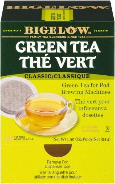 Bigelow - Green Tea Pods, 1.90 oz, 18/Box - Eagle Tool & Supply