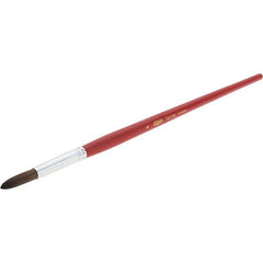 Osborn - #6 Camel Hair Marking Brush - 9/32" Wide, 1-1/8" Bristle Length, Wood Handle - Eagle Tool & Supply