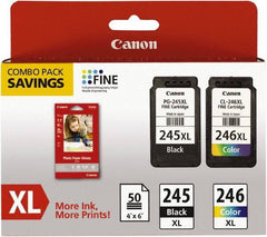 Canon - Ink & Paper Combo - Use with Canon PIXMA iP2820, MG2420, MG2920, MG2924, MX492 - Eagle Tool & Supply