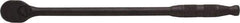 Proto - 3/8" Drive Pear Head Ratchet - Black Oxide Finish, 13" OAL, 90 Gear Teeth, Long Arm Handle, Reversible Head - Eagle Tool & Supply