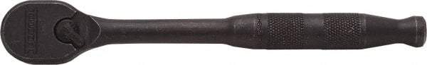 Proto - 3/8" Drive Pear Head Ratchet - Black Oxide Finish, 7" OAL, 90 Gear Teeth, Standard Handle, Reversible Head - Eagle Tool & Supply