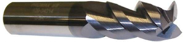 ProMax - 5/8", 2-1/2" LOC, 5/8" Shank Diam, 5" OAL, 3 Flute, Solid Carbide Square End Mill - Single End, AlTiN Finish, Spiral Flute, 40° Helix, Centercutting, Right Hand Cut, Right Hand Flute, Series 109 - Eagle Tool & Supply