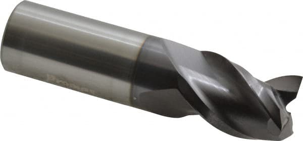 ProMax - 3/4", 1" LOC, 3/4" Shank Diam, 3" OAL, 3 Flute, Solid Carbide Square End Mill - Eagle Tool & Supply