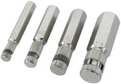 Proto - 4 Piece, 3/8" to 1", Internal Pipe Wrench Set - Inch Measurement Standard, Satin Chrome Finish - Eagle Tool & Supply